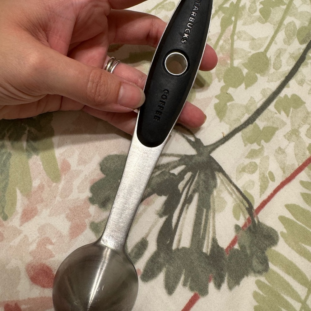 Starbucks Black and Silver Espresso Measuring Scoop - Picture 5 of 5